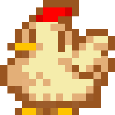 Pixilart Chicken Stardew Valley By R - Stardew Valley Clipart (1200x600), Png Download