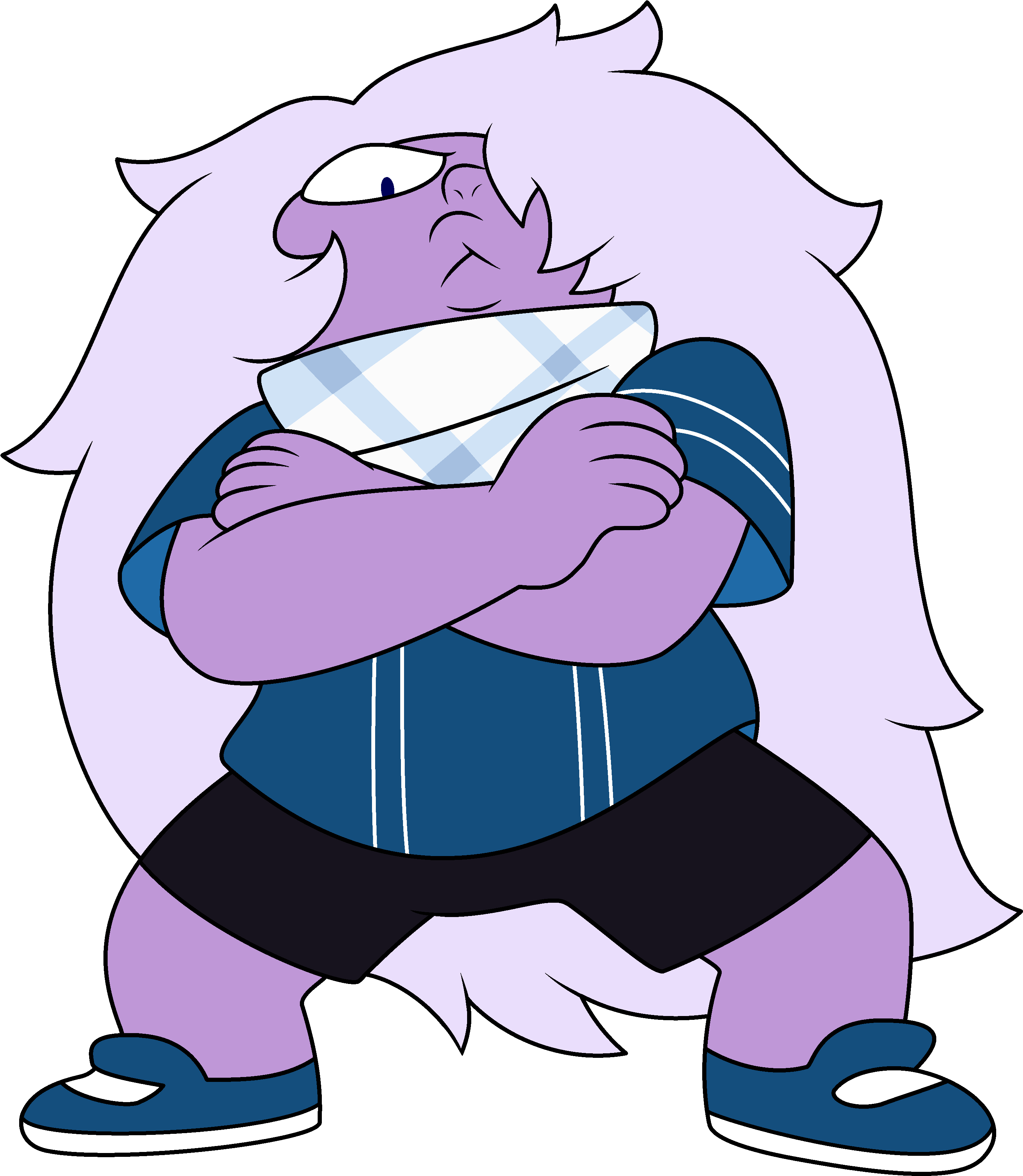 Baseball Fist Clipart - Steven Universe Amethyst Hit The Diamond - Png Download (3192x3500), Png Download