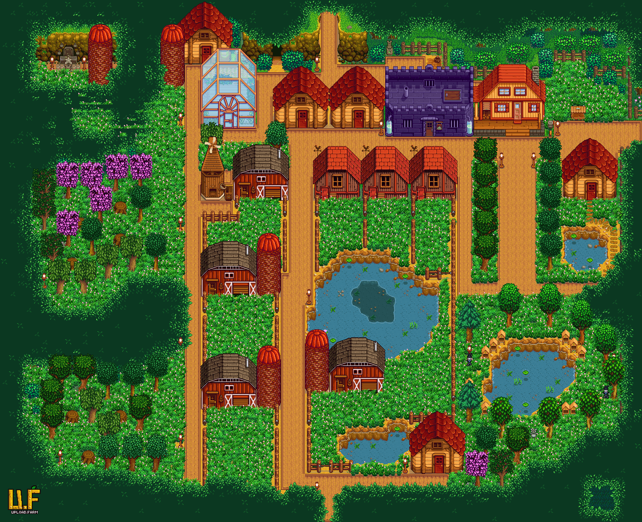 I Felt Done With Stardew Valley, So Here Is My Rancher - Stardew Valley Ios Map Clipart (1280x1040), Png Download