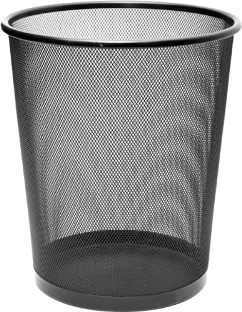 Cassa Executive Metal Mesh Waste Bin Rgs Supplies Malta, Clipart (498x641), Png Download