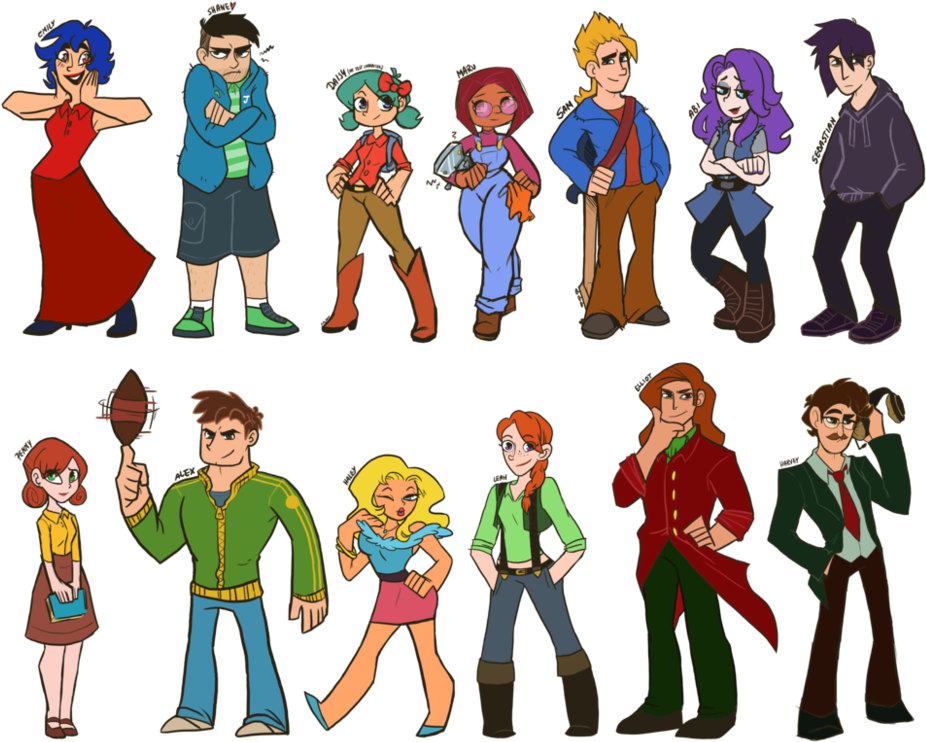 Stardew Valley Png - Stardew Valley Alex Fanart Clipart (995x803), Png Download