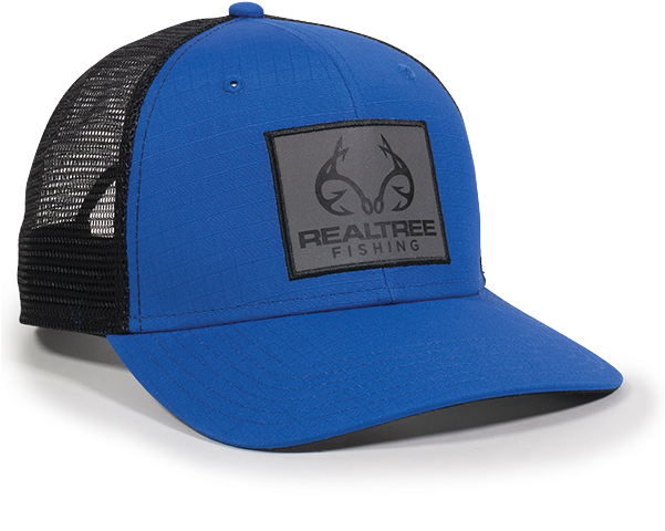 Oc Realtree Fishing Royal And Black Hat - Baseball Cap Clipart (600x600), Png Download