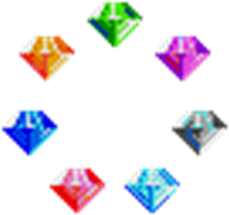 Chaos Emerald Png - Seven Chaos Emeralds Png Clipart (777x740), Png Download