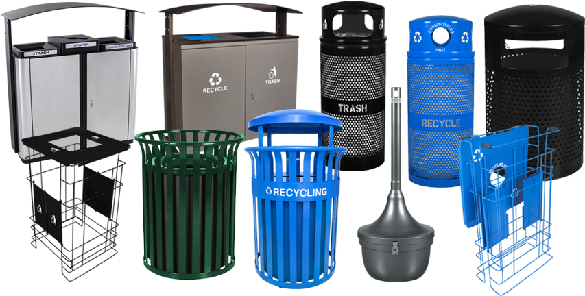 Outdoor Waste & Recycling - Water Bottle Clipart (900x450), Png Download
