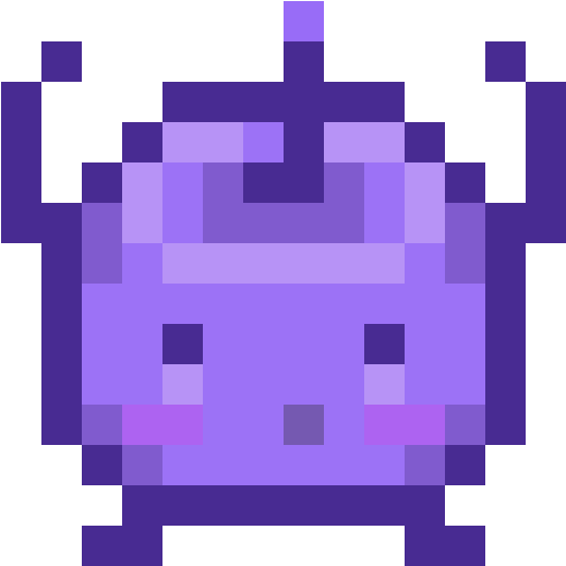Purple Junimo - Stardew Valley Junimo Clipart - Large Size Png Image