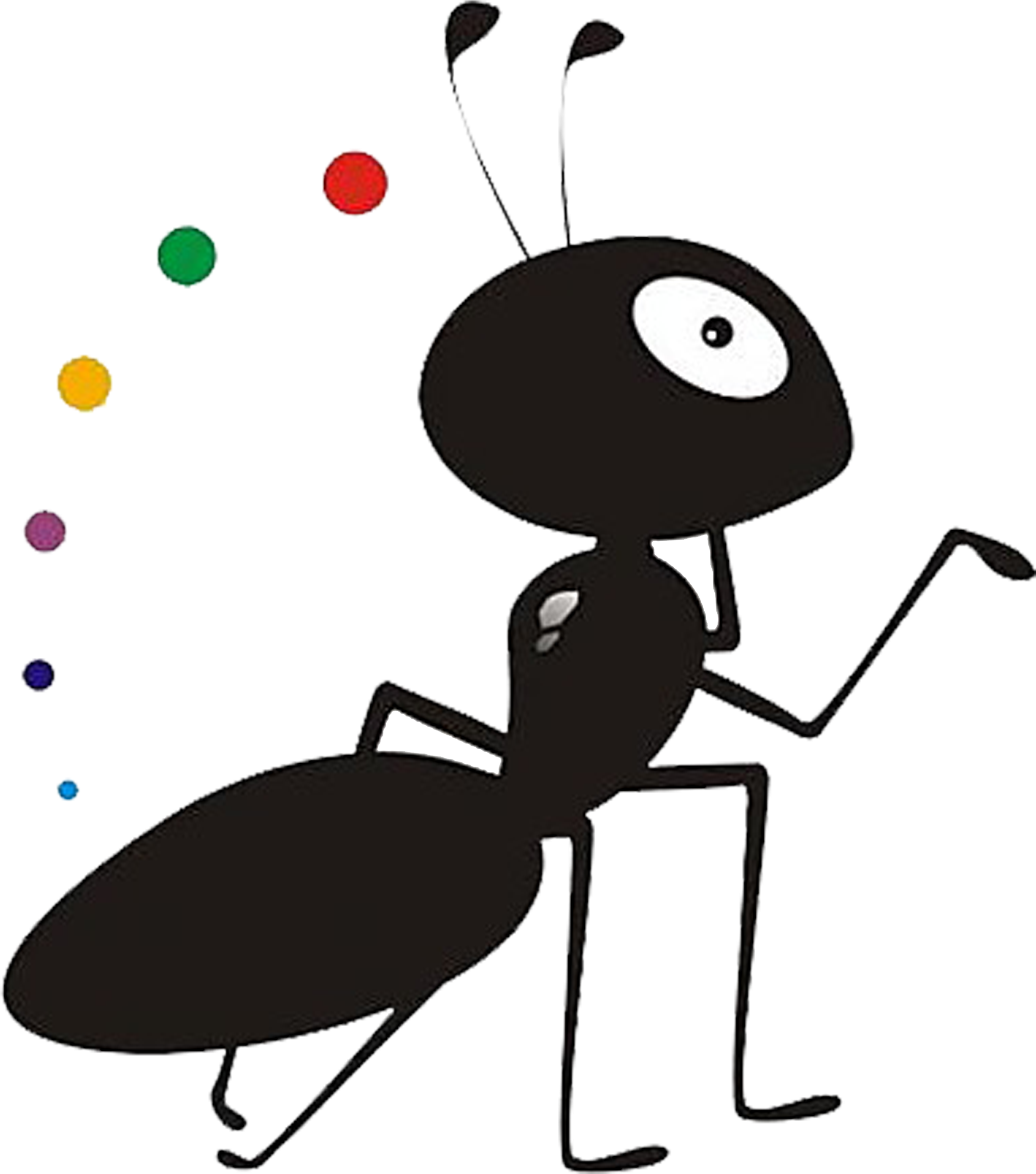 Ant Cartoon Color Transprent Png Free Download - 蚂蚁 Clipart (4134x3508), Png Download
