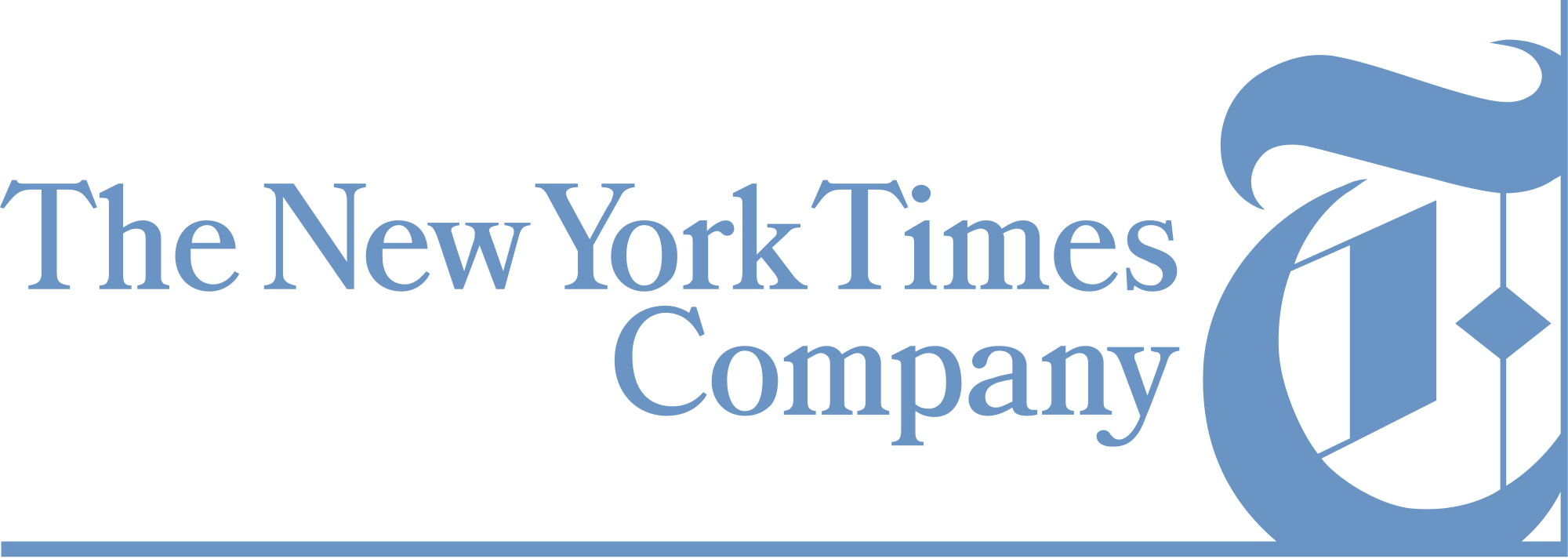 Open - New York Times Company Logo Clipart (2000x713), Png Download
