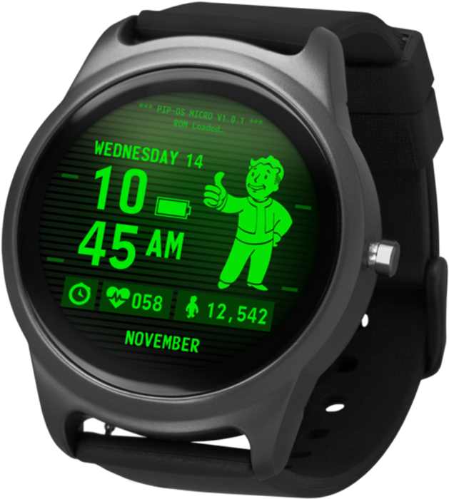 Fallout Nuclear Powered Smartwatch - Fallout Smartwatch Clipart (800x882), Png Download