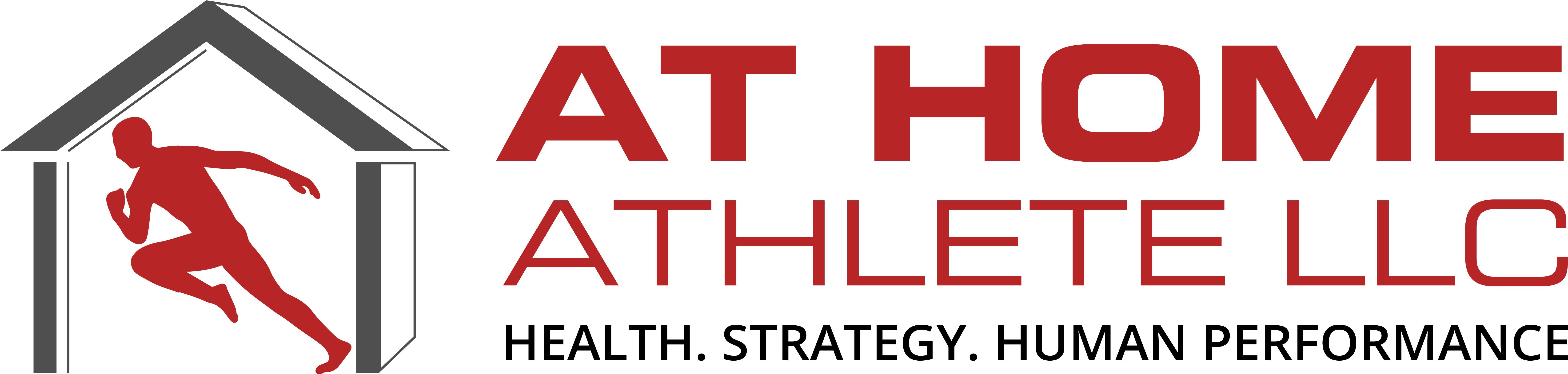 At Home Athlete - Graphic Design Clipart (7343x2134), Png Download