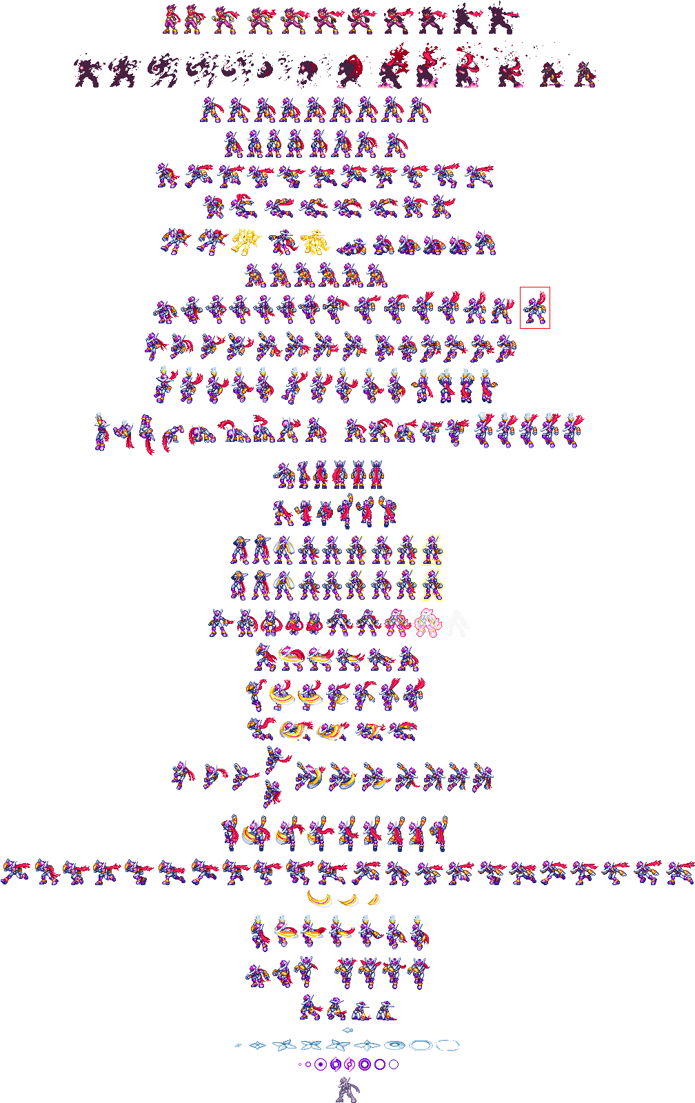 Was A Lazy And/or Forgetful Person And Didn't Finish - Megaman Zx Advent Sprite Clipart (1018x1609), Png Download