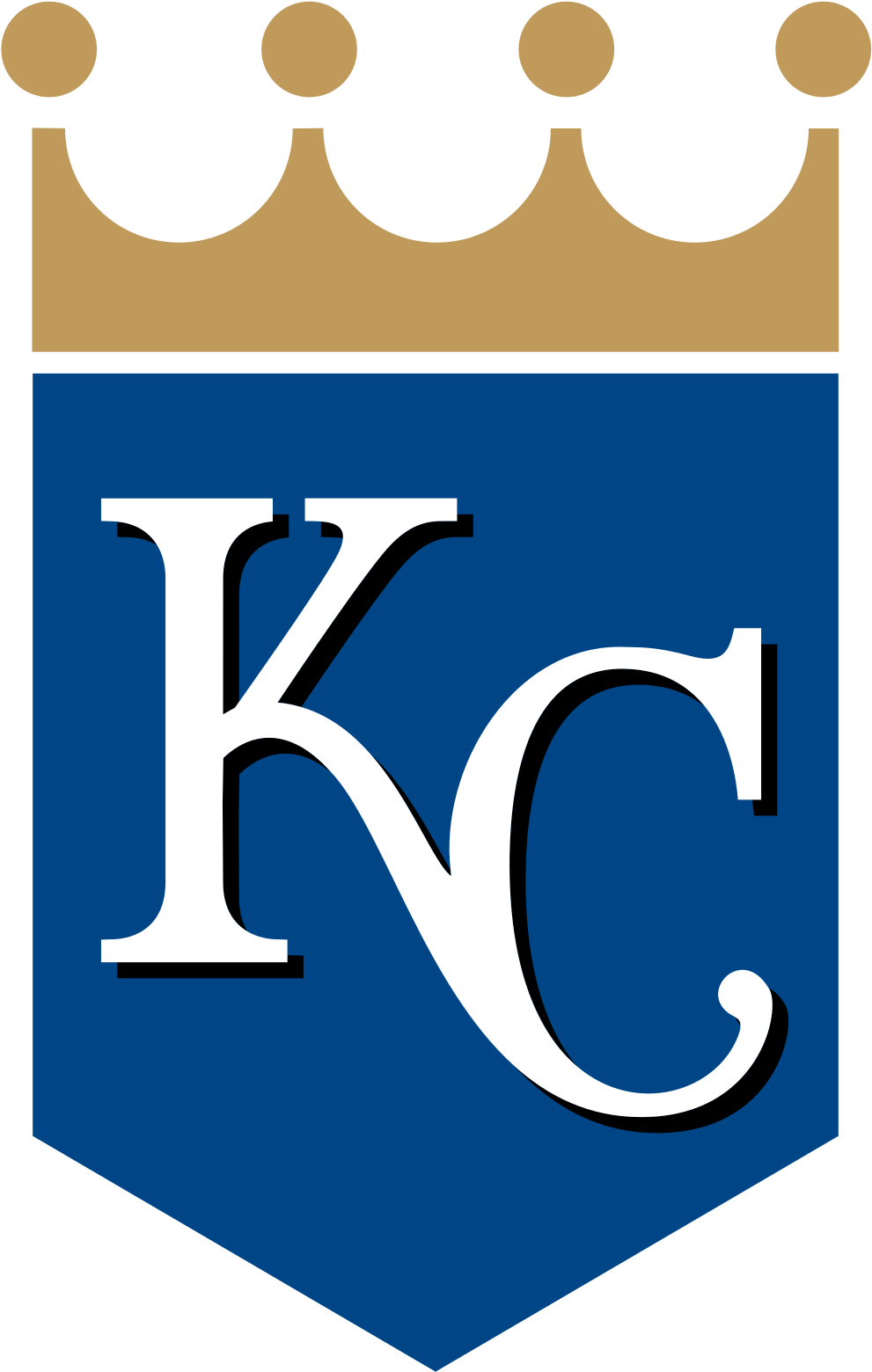 Kansas City Royals Logo Png Transparent & Svg Vector - Kansas City Royals Logo Transparent Clipart (1400x1800), Png Download