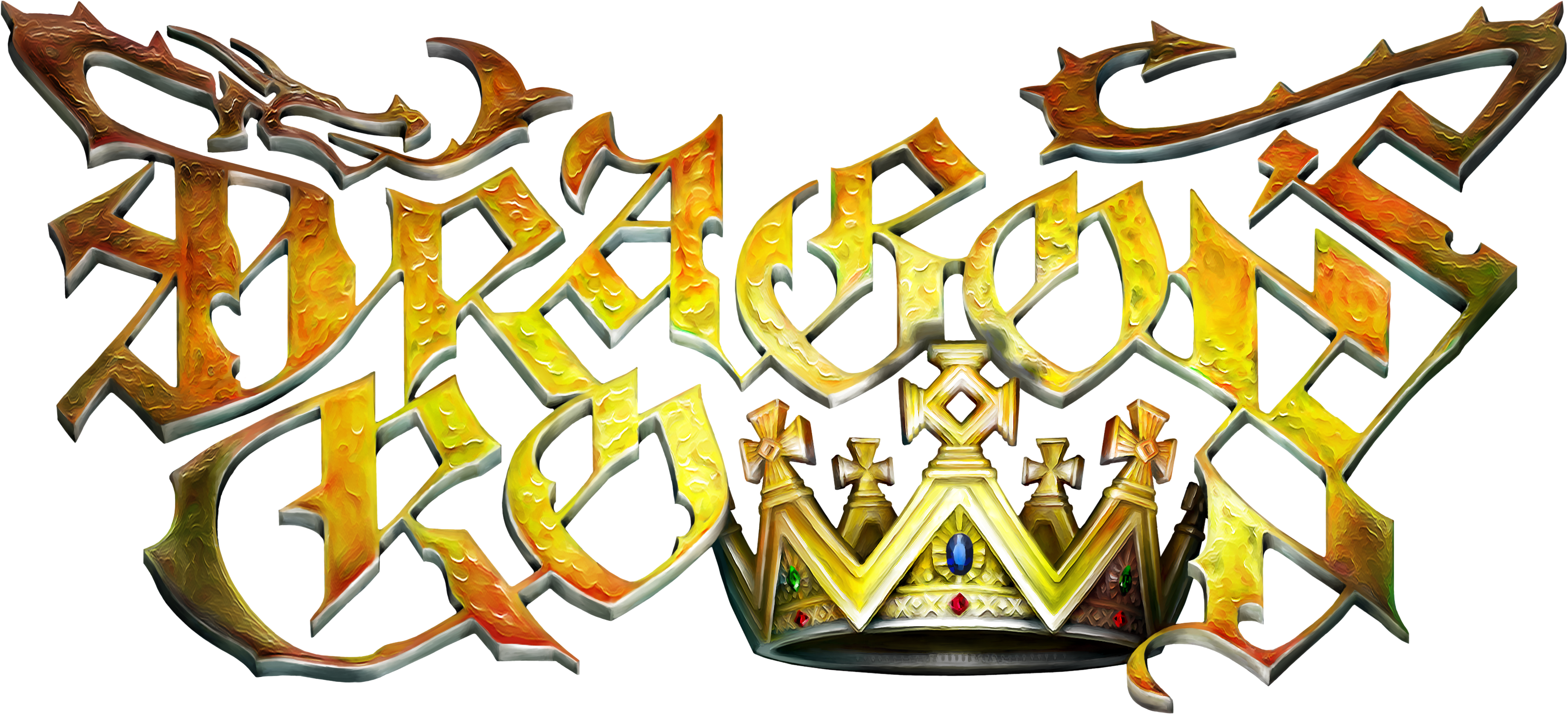 Dragon's Crown - Dragon's Crown Logo Png Clipart (3180x1450), Png Download