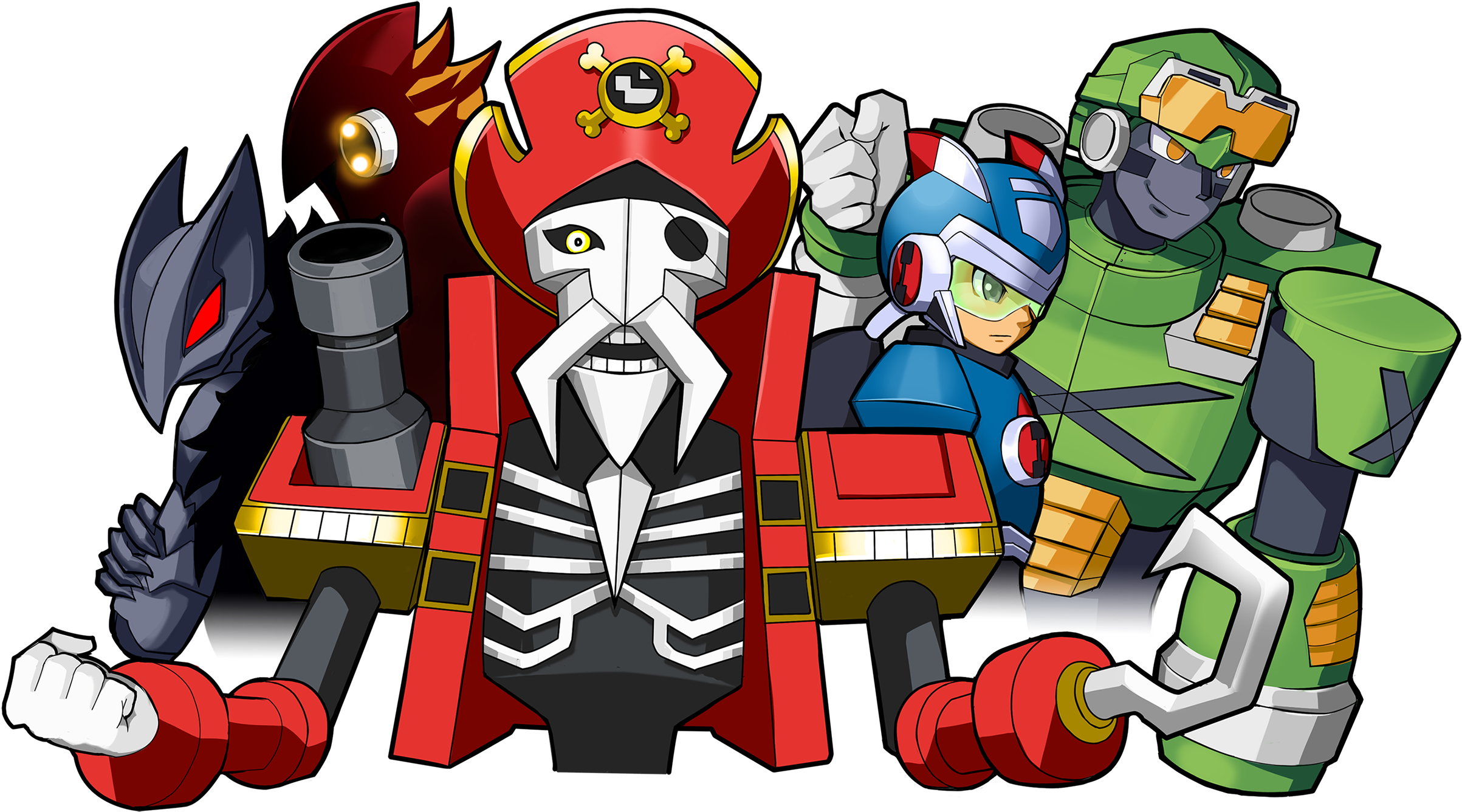 News - Megaman Battle Network Megaman X Clipart (2473x1341), Png Download