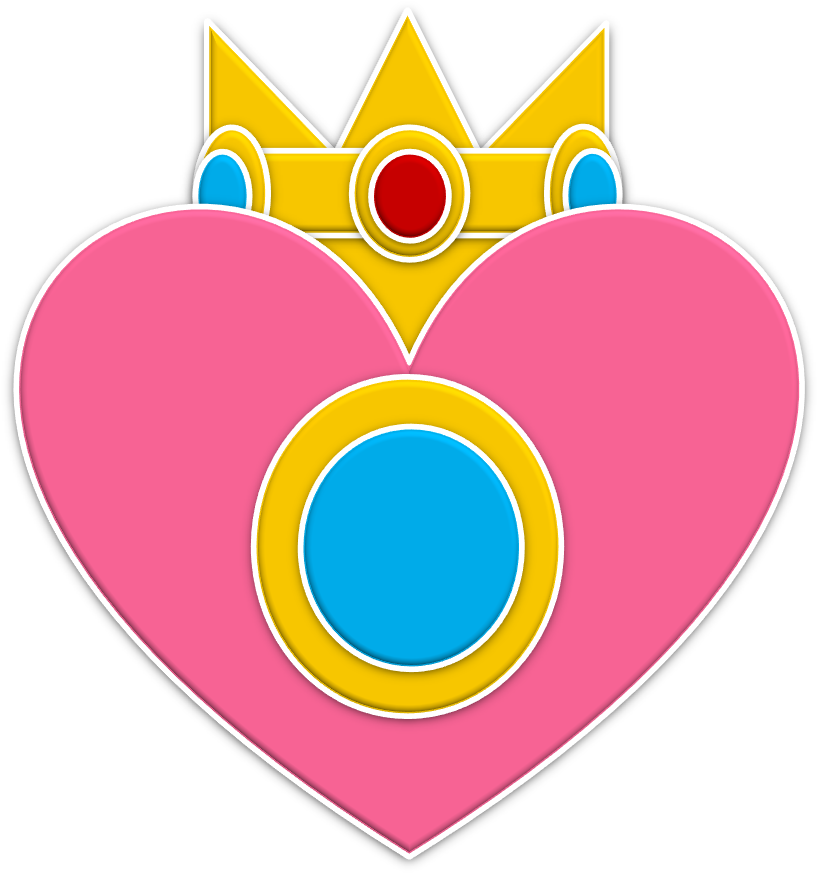 Peach Monarchs Emblem By Rafaelmartins - Princess Peach Logo Png Clipart (817x873), Png Download