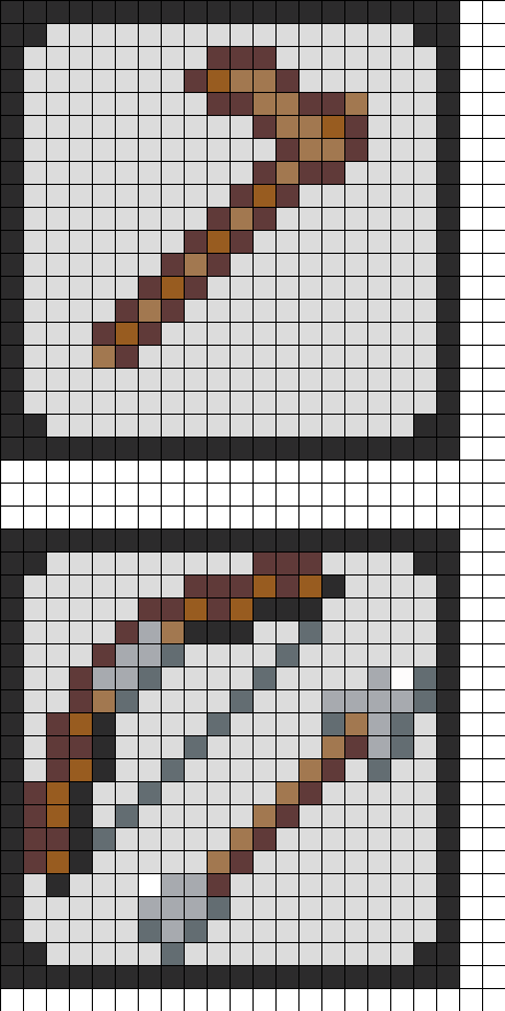 Minecraft Coaster Pt 2 Perler Bead Pattern / Bead Sprite - Central City Brewing Co Ltd Clipart (462x924), Png Download
