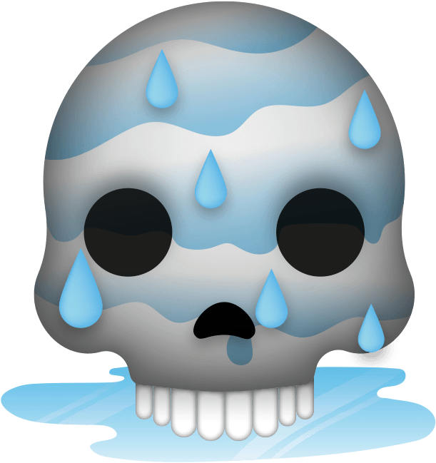 The Latest Emoji Pack Coming To Your Iphone This Summer - Skull Clipart (800x800), Png Download