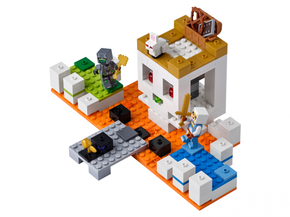 Lego Minecraft Skull Arena Clipart (980x980), Png Download