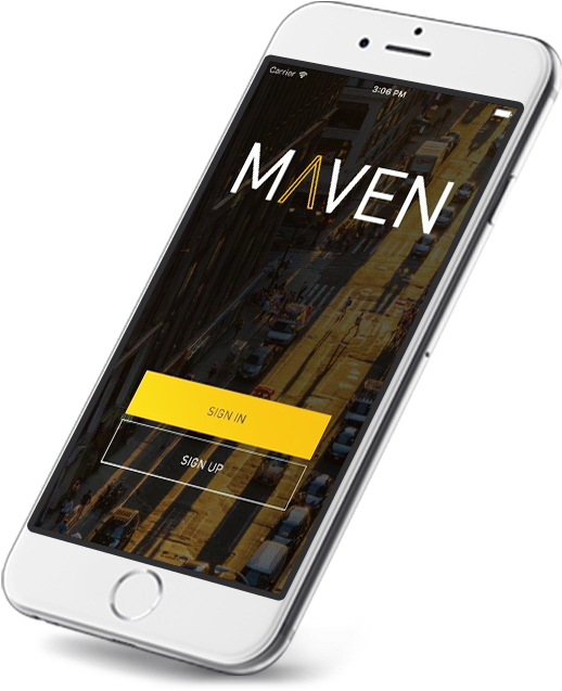 The Maven App - Maven Car Sharing App Clipart (588x677), Png Download