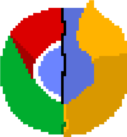 Google Chrome / Firefox - Dribbble Self Portrait Clipart (960x690), Png Download
