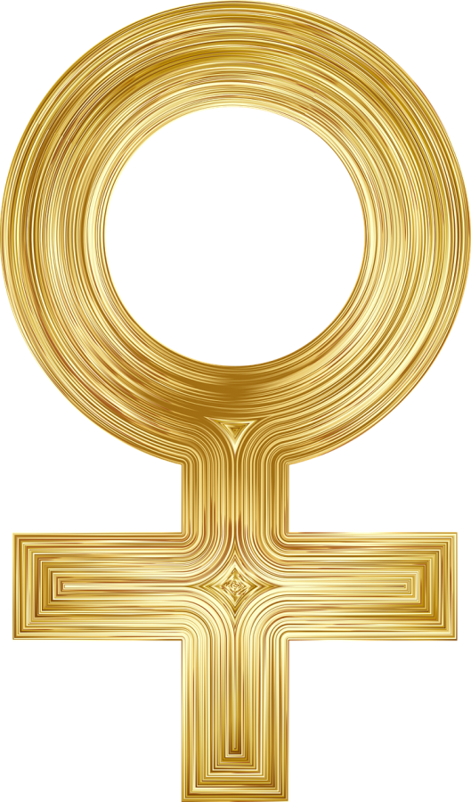 Feminism Represents Much More Than Just Extreme Stereotypes - Gold Female Sign Png Clipart (529x900), Png Download