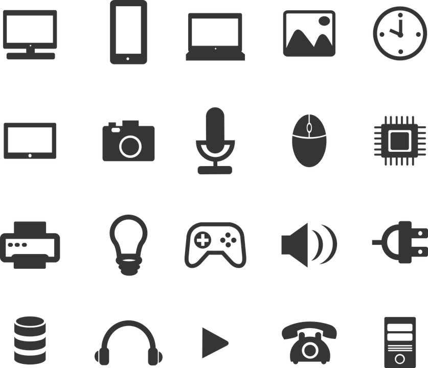 Iconos Png - Technological Devices Png Clipart (837x720), Png Download