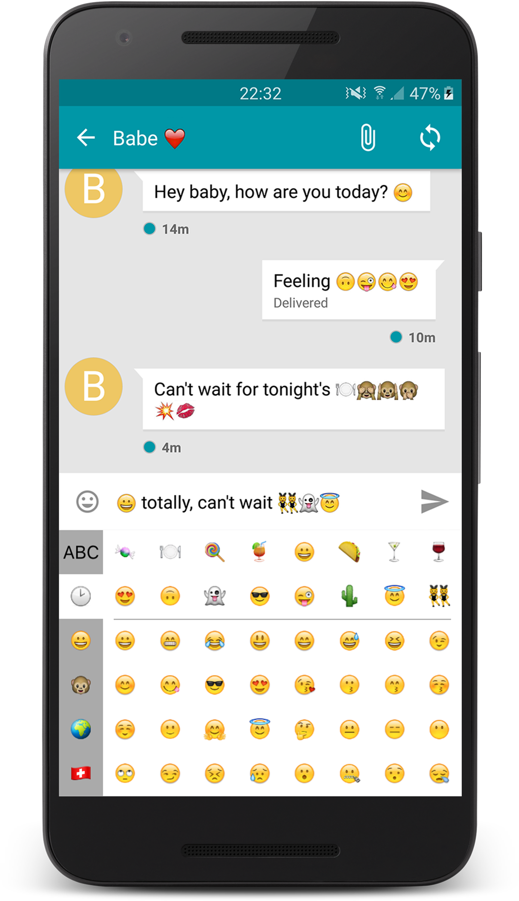 Emoji - Smartphone Clipart (1125x2000), Png Download