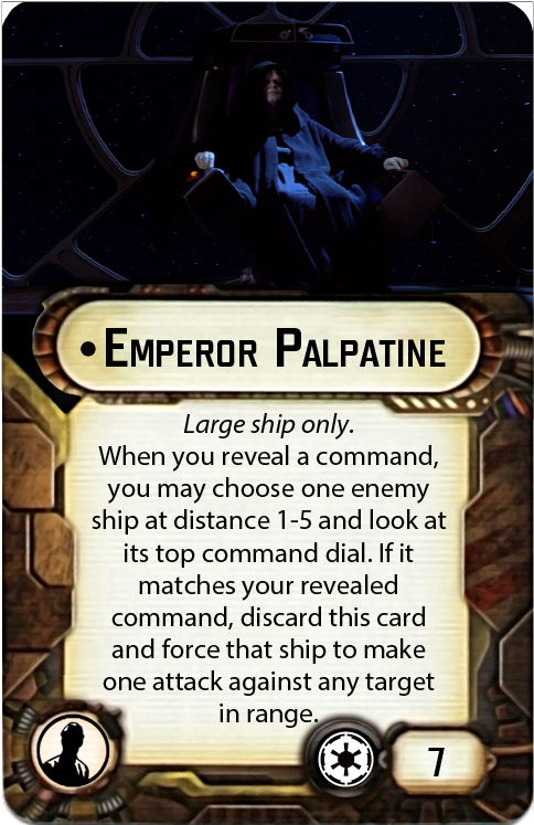 Palpatine - Star Wars Armada Custom Cards Clipart (802x825), Png Download