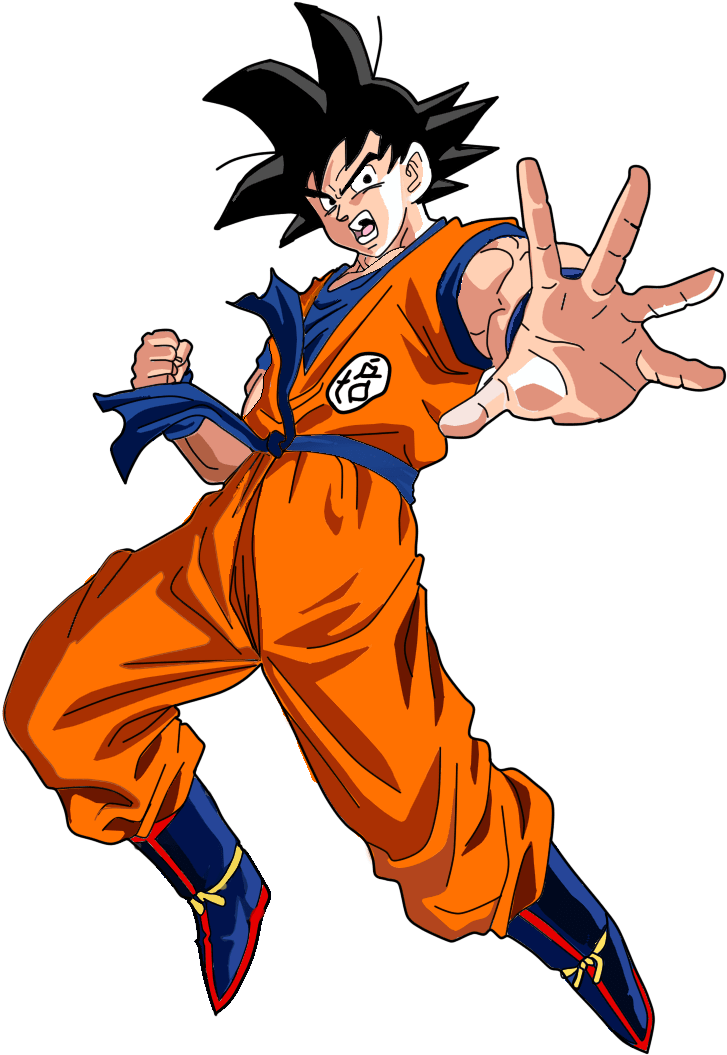 Goku Defence Transparent Png Stickpng Comics And - Goku With No Background Clipart (738x1081), Png Download