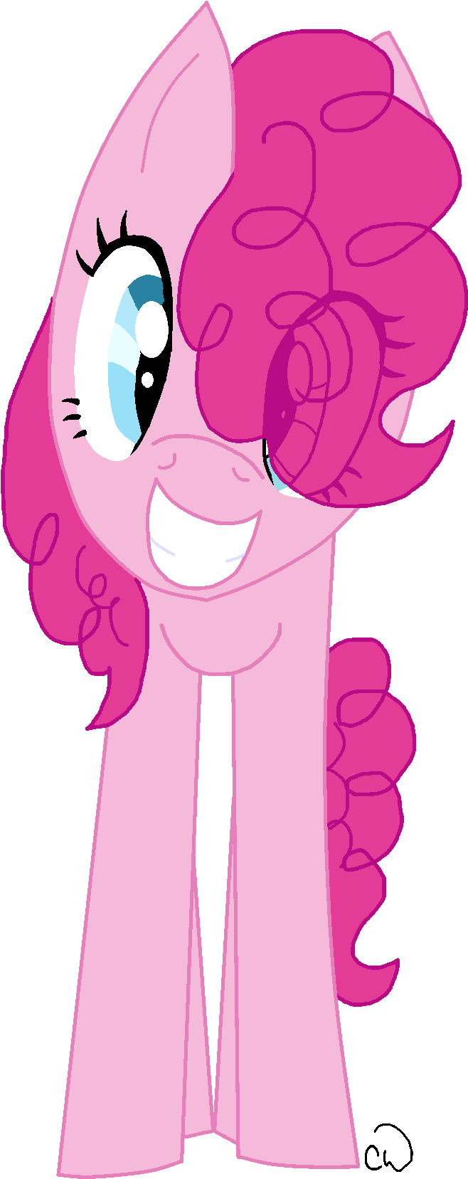 Happy Pinkie Pie - Creepypastas Pinkie Pie Png Clipart (1536x2048), Png Download