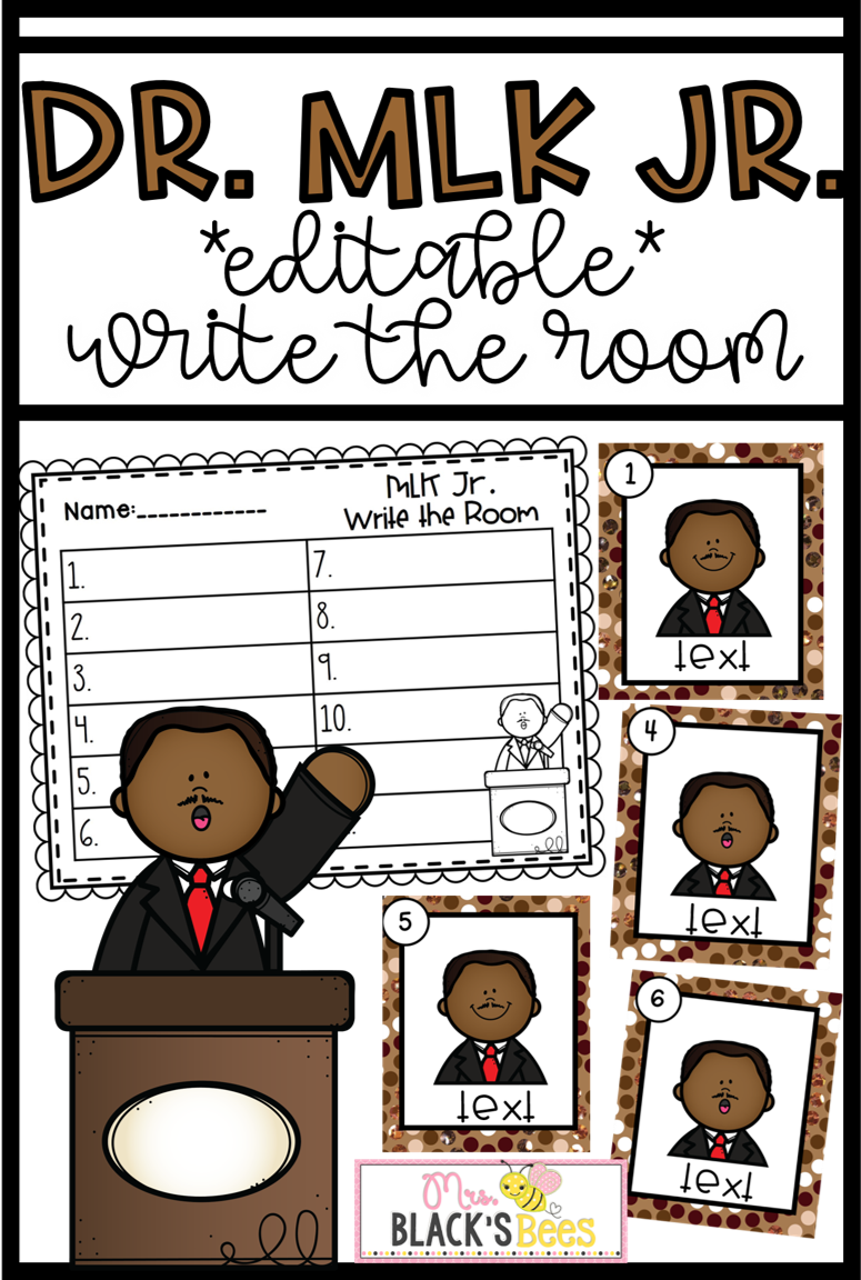 These Martin Luther King Jr - Cartoon Clipart (775x1152), Png Download