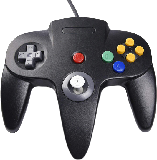 Classic N64 Wired Usb Pc - Classic Game Controller Usb Clipart (600x600), Png Download