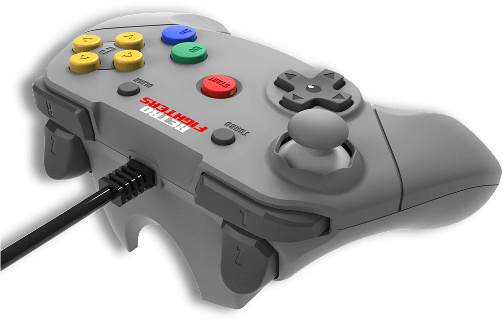 N64 Transparent Transparent Background - Retro Fighter N64 Controller Clipart (1100x1100), Png Download