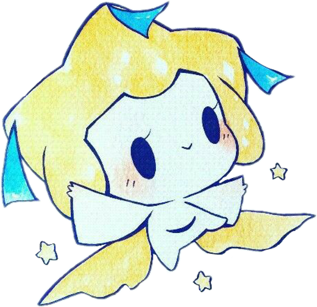 #pokemon #legendary #jirachi #kawaii - Cute Jirachi Clipart (1024x992), Png Download