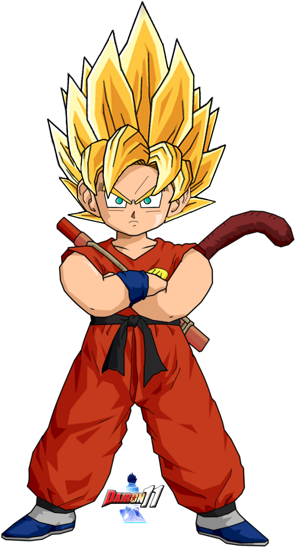 Dragon Ball Goku Doll Clipart (588x1081), Png Download
