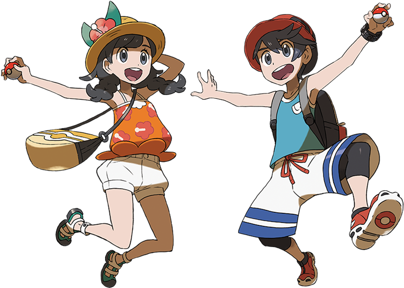 Pokémon Ultra Sun & Ultra Moon - Pokemon Ultra Sun Trainer Clipart (1000x610), Png Download
