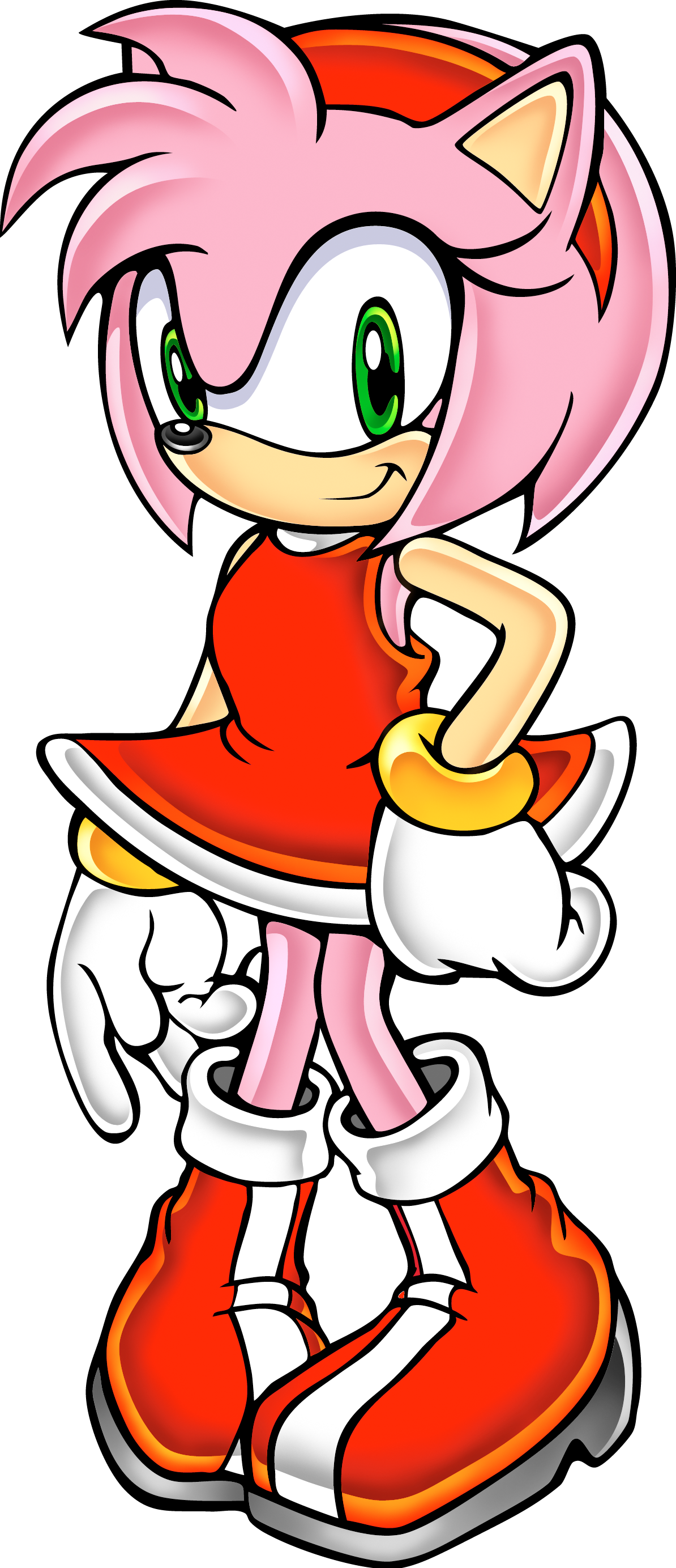 Johsouza Images Amy Rose Hd Wallpaper And Background - Amy Sonic Adventure Clipart (1194x2767), Png Download