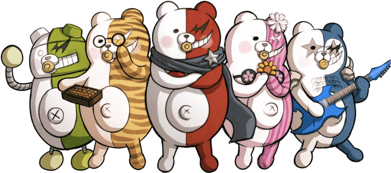 Bienvenidos Una Vez Más A Este Perverso Mundo De Asesinatos - Danganronpa Human Monokubs Clipart (800x386), Png Download