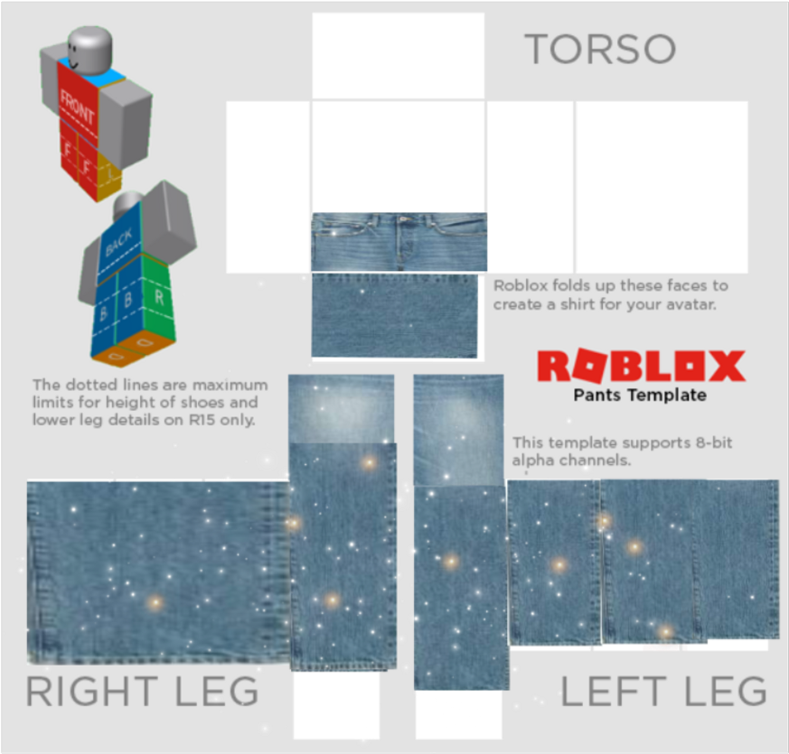 Roblox Sticker Roblox Clear Shirt Template Clipart Large Size Png Image Pikpng - roblox template size