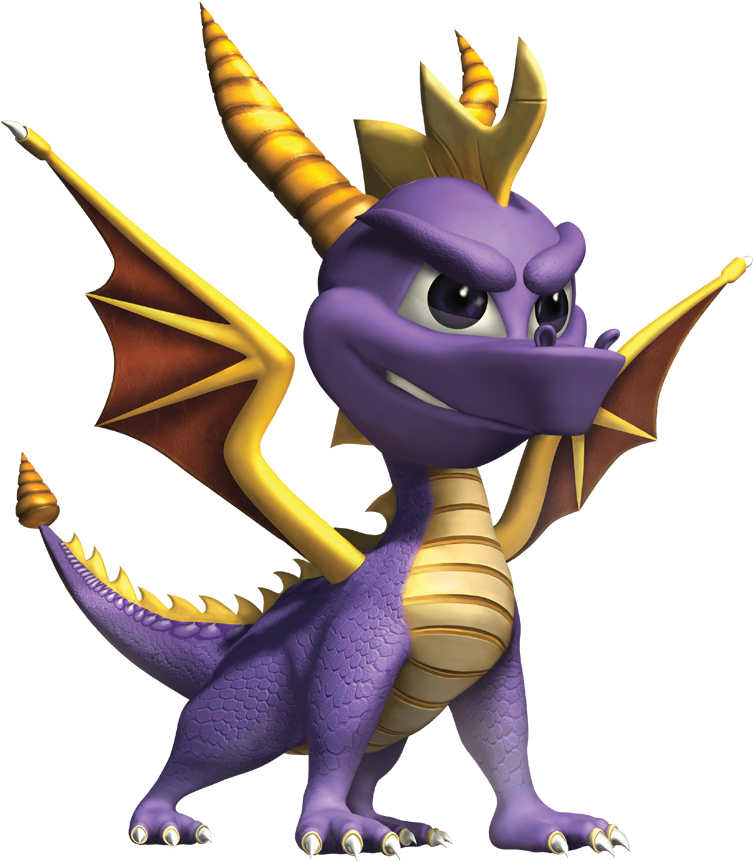 Spyro Png - Spyro The Dragon Clipart (761x866), Png Download