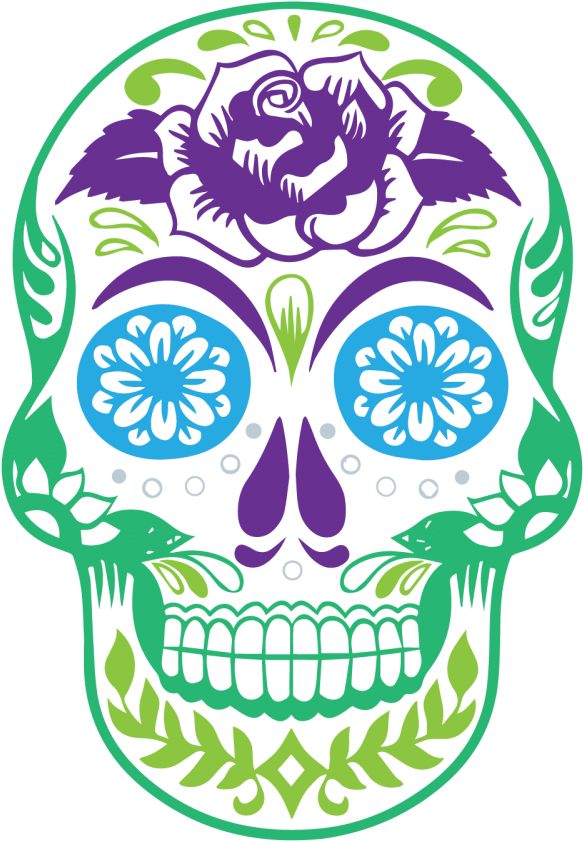 Day Of The Dead Easy Clipart (900x900), Png Download