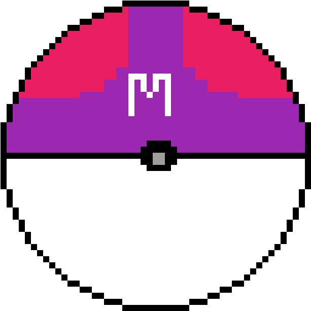 Master Ball - Clock Face Pixel Art Clipart (1200x1200), Png Download