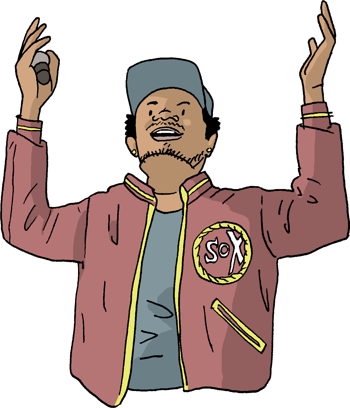 Chano For Mayor Jpg Library Stock - Cartoon Clipart (1634x1694), Png Download