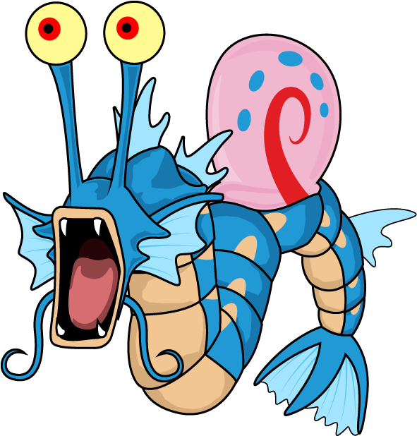 Gyarados Gary The Snail Clipart (720x720), Png Download