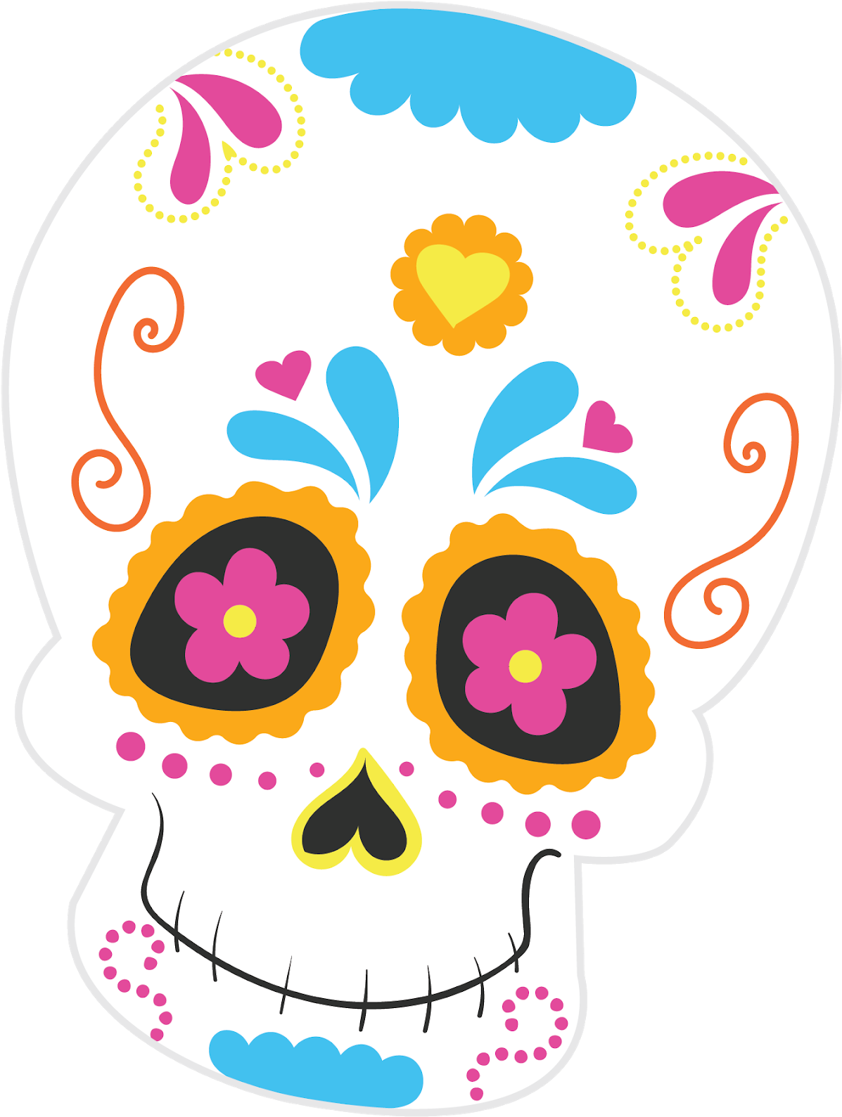 So, For The Next Year They Kept Looking For Ideas On - Bia De Los Muertos Clipart (1600x1600), Png Download