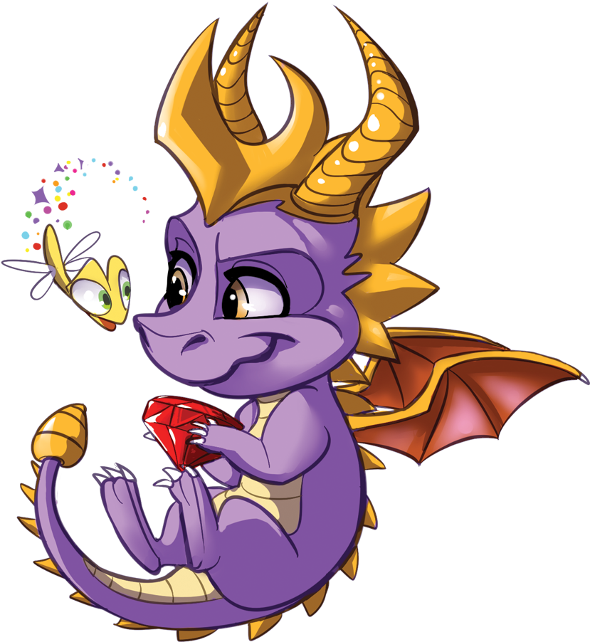 Spyro Keychain , Png Download Clipart (829x902), Png Download