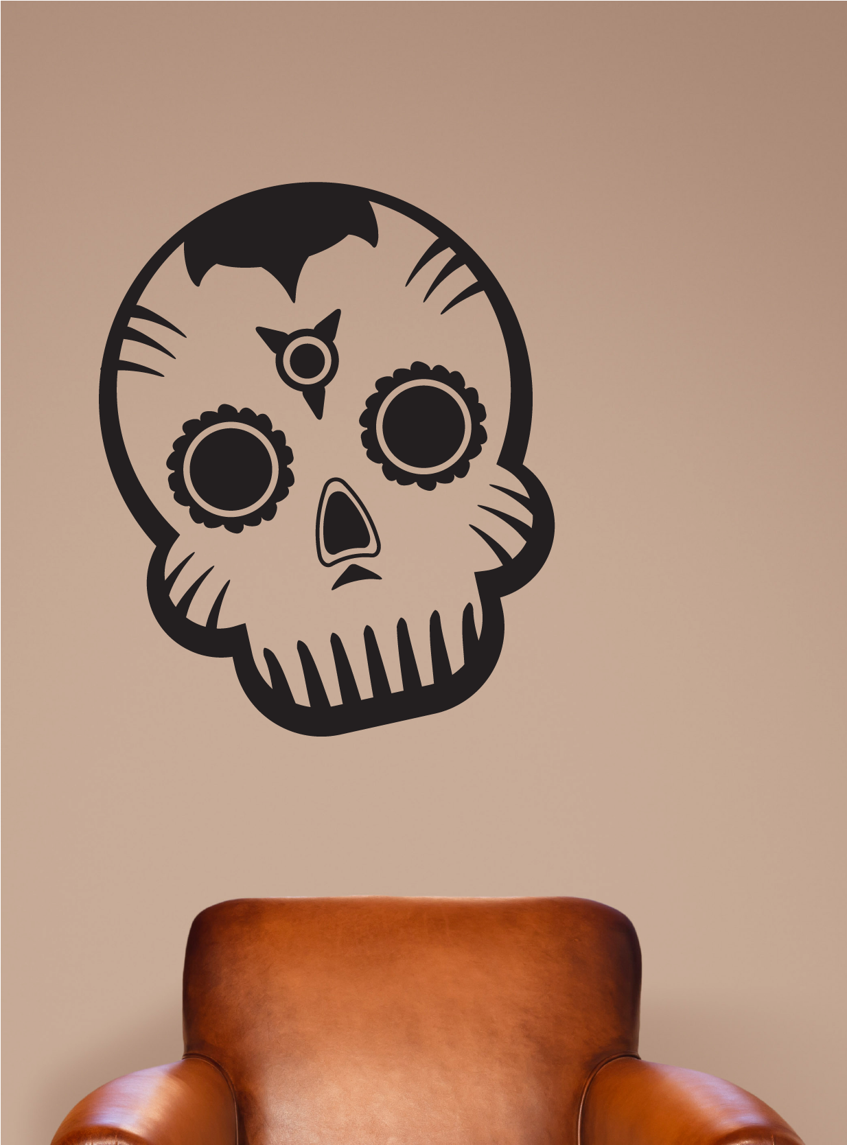 Day Of The Dead Skull - Skull Clipart (1875x1875), Png Download