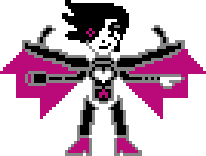 Mettaton Neo Overworld Sprite Clipart (770x620), Png Download