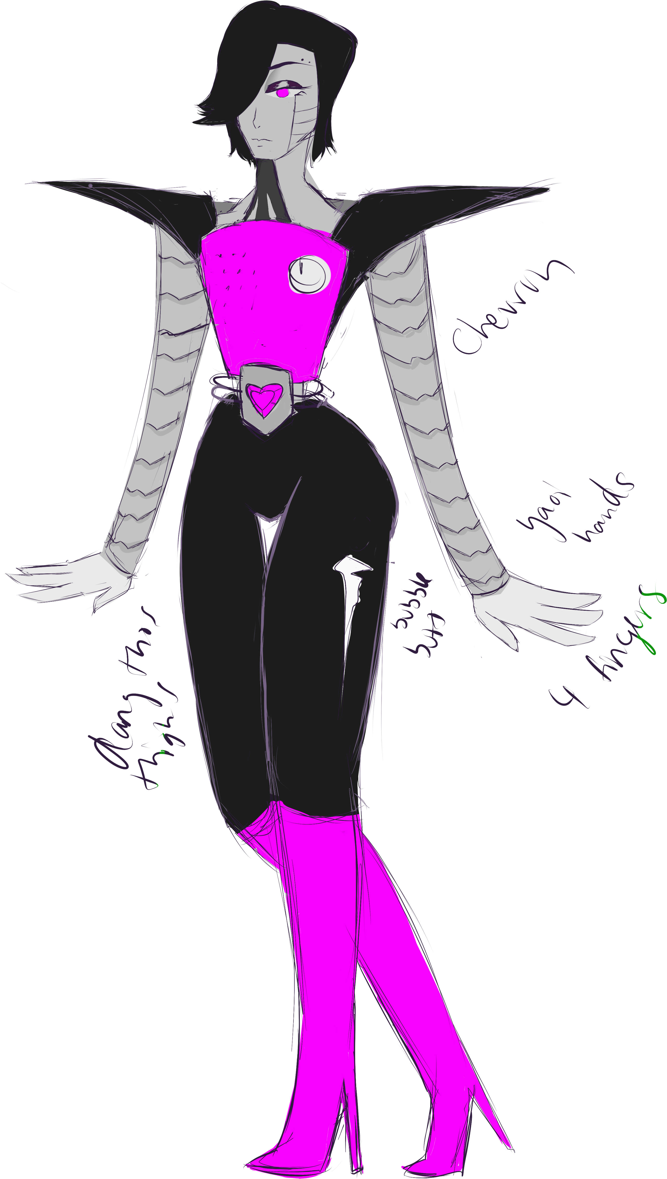 My Version Of Mettaton - Illustration Clipart - Large Size Png Image ...