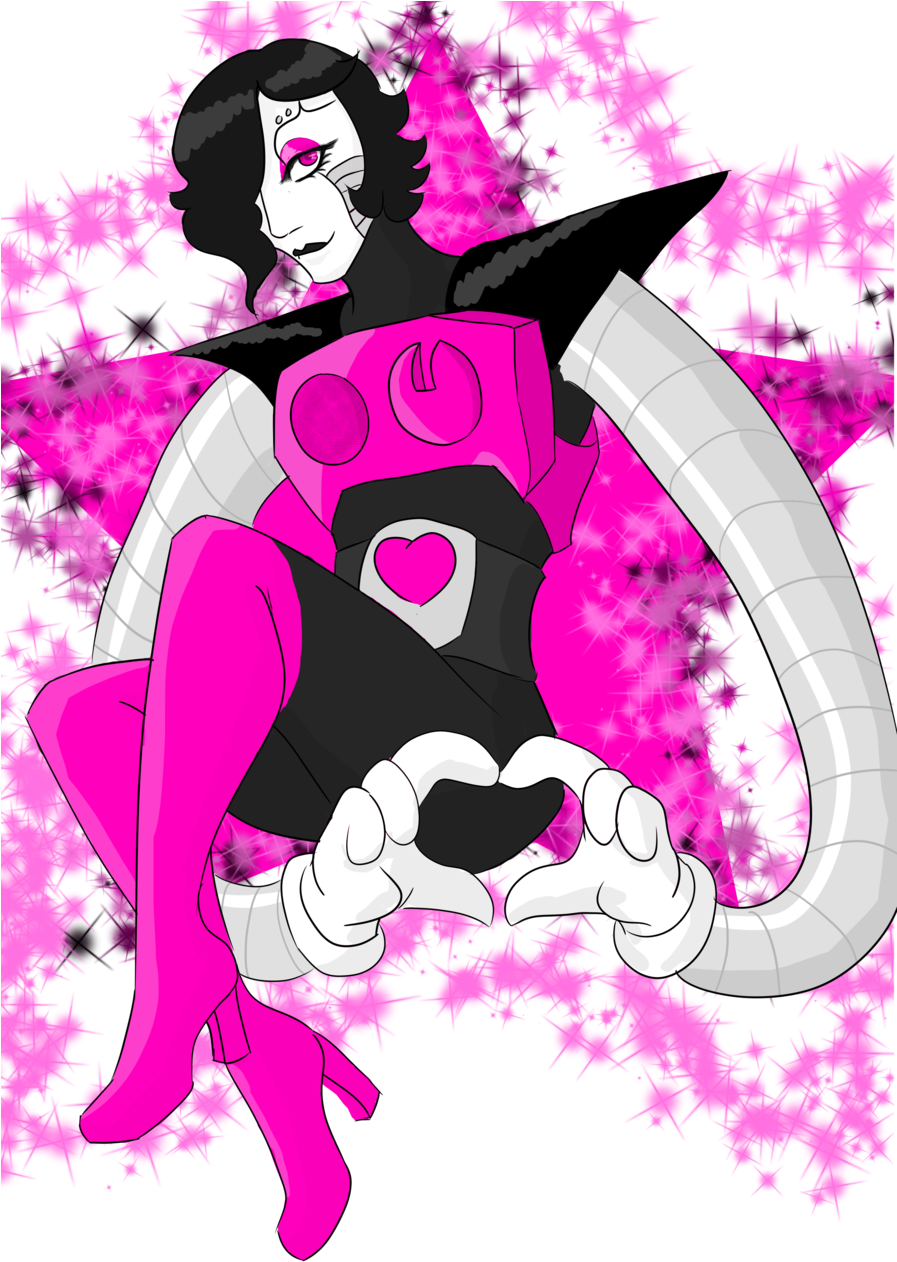 Mettaton <3 Clipart (896x1280), Png Download