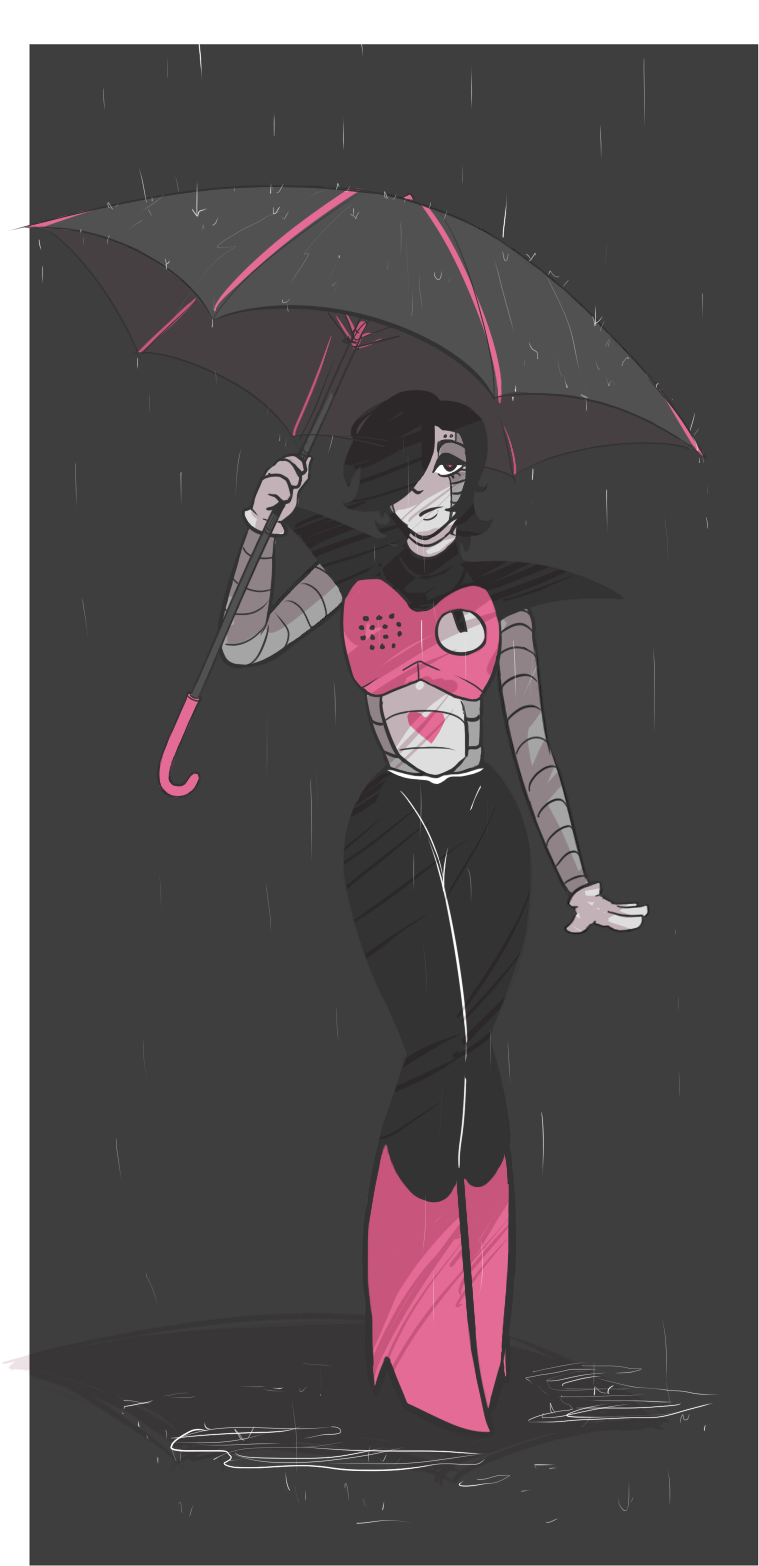 Blehraintran[p2 1 - Umbrella Clipart (850x1700), Png Download